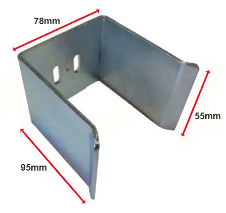 [SGSB420] Steel Sliding Gate Holder-Catcher for Gates 75mm - Zinc Plated.webp