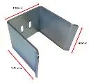 [SGSB431] Heavy Duty Steel Sliding Gate Holder for gates size 100mm - Zinc plated.webp