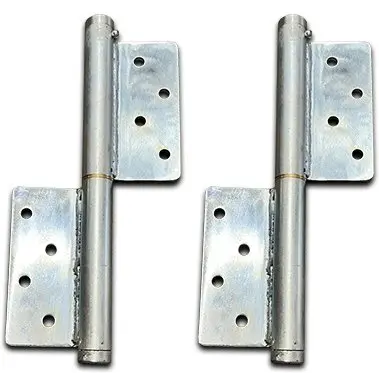 Left Handed - Heavy Duty Screw on Self Closing Hinge Zinc Plated Screw to Screw Self Closing Hinges - LH, Up To 120kg - Pair