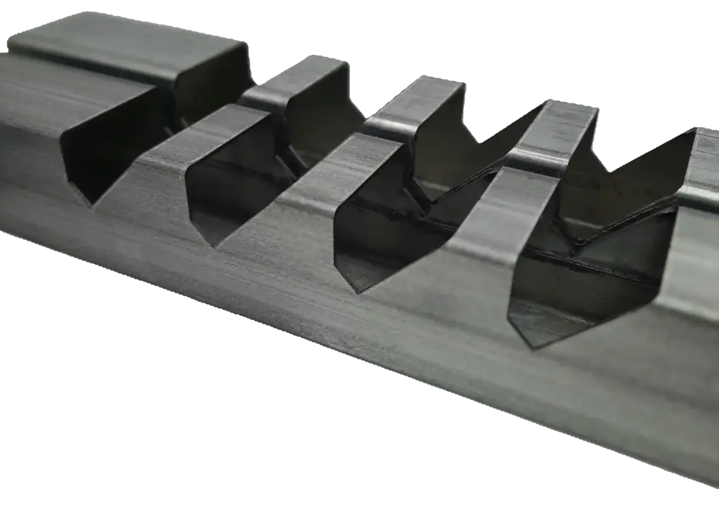 GATE WELDING JIG 50x50x1.6mm GALV Galvanised Steel with 50x10mm Slot at 45 degrees 