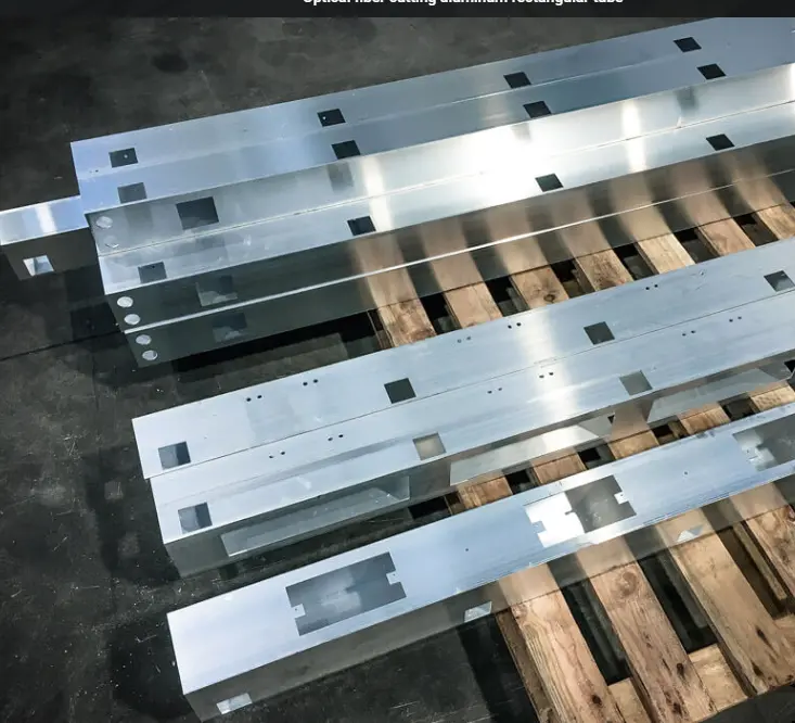 Custom Laser Cut Galvanised Steel Tube 50x10x1.2mm 