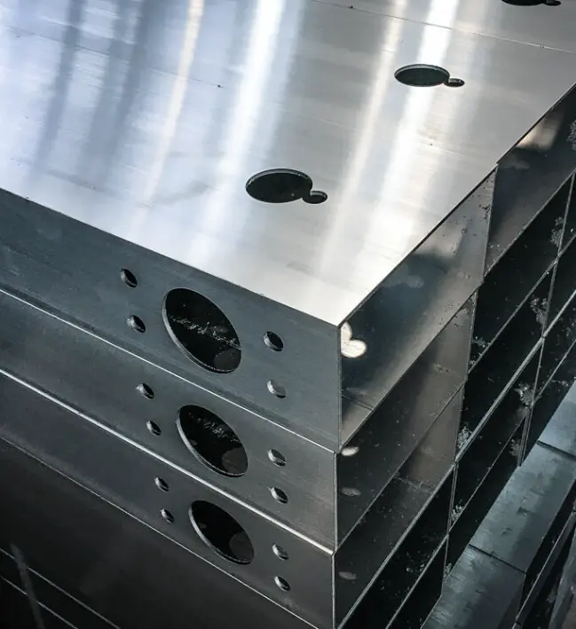 Custom Laser Cut Galvanised Steel Tube 50x50x1.6mm