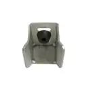 Sliding Gate Holder with  Top Cap and Rubber Stop - For 75mm Post - Steel 