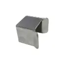 Sliding Gate Holder with Top Cap and Rubber Stop - For 100mm Post - Steel 
