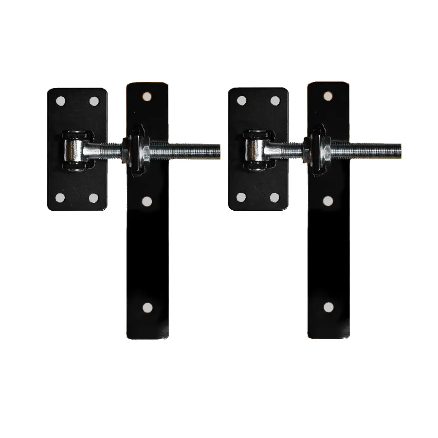 Timber Strap Hinge Vertical Strap - upto 250 kgs Timber Gates - Powder Coated - Satin Black  Part Number - SPH630  -  $275.00 pair - Steel - Zinc Plated - Powder Coated Black