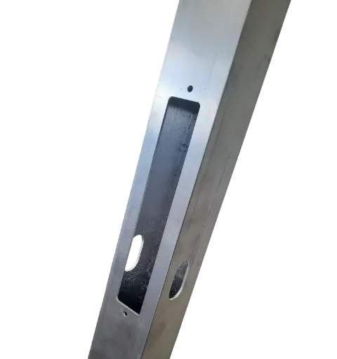 [LTSG50AL30] Lock Tube Box SLIDING GATE LOCKTON - 50x50x3mm Aluminium - 3000mm