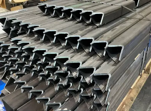 [LC521ST] Custom Laser Cut Galvanised Steel Tube 50x25x1.6mm