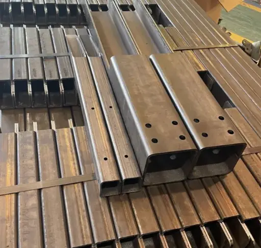 [LC752ST] Custom Laser Cut Steel Tube 75x50x2mm - Per Meter