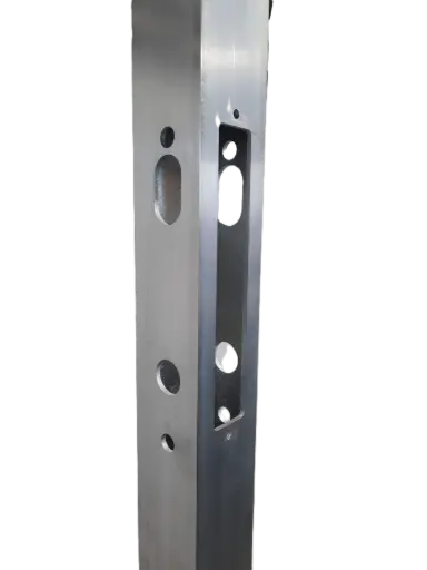 [LT50LKTALS] Lock Tube Box 50x50x3mm Aluminium LOCKTON Weld On 250mm Short