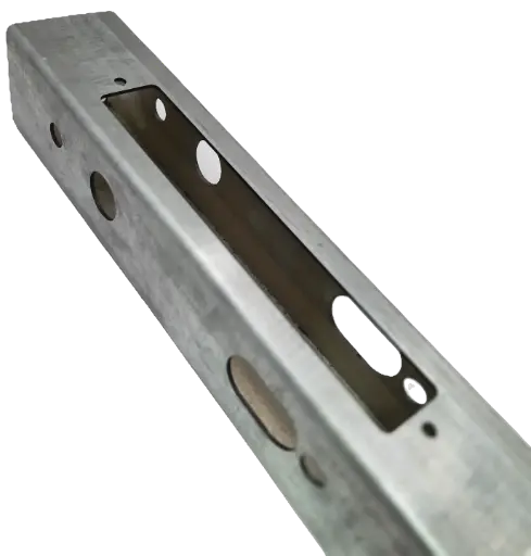 [LT50LTNS] Lockton Lockbox 50x50x1.6 - Mortice Lock Side 250mm WELD ON